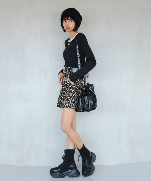 PAGEBOY(ページボーイ)の「ロゴシシュウコンパクト(長袖)(Tシャツ/カットソー・レディース・ブラック/レッド系その他/オフホワイト・FREE)」の14枚目の写真