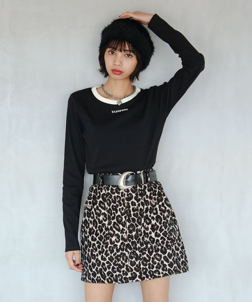 PAGEBOY(ページボーイ)の「ロゴシシュウコンパクト(長袖)(Tシャツ/カットソー・レディース・ブラック/レッド系その他/オフホワイト・FREE)」の16枚目の写真