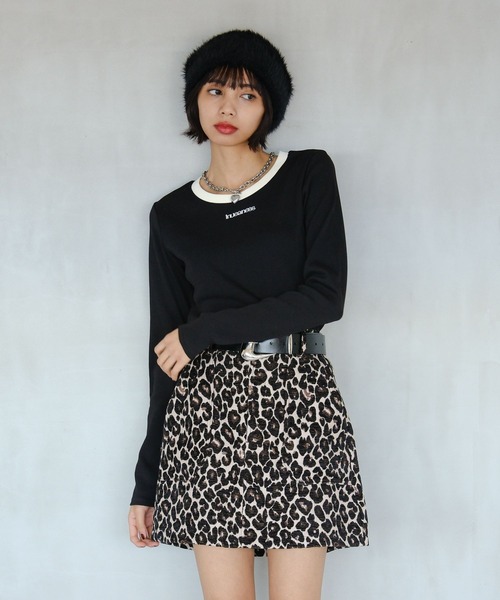 PAGEBOY(ページボーイ)の「ロゴシシュウコンパクト(長袖)(Tシャツ/カットソー・レディース・ブラック/レッド系その他/オフホワイト・FREE)」の17枚目の写真