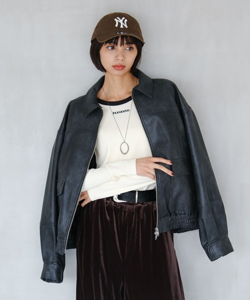 PAGEBOY(ページボーイ)の「ロゴシシュウコンパクト(長袖)(Tシャツ/カットソー・レディース・ブラック/レッド系その他/オフホワイト・FREE)」の11枚目の写真