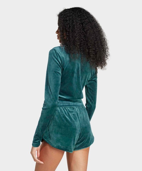 セール】エッセンシャルズ ベルベット フィッティド トラックトップ 