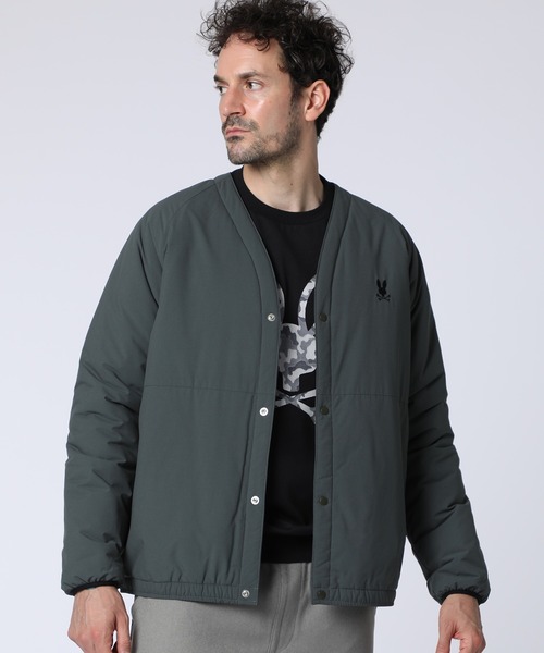 セール】パッファー カーディガンジャケット（ブルゾン）｜Psycho