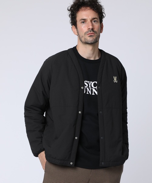 セール】パッファー カーディガンジャケット（ブルゾン）｜Psycho