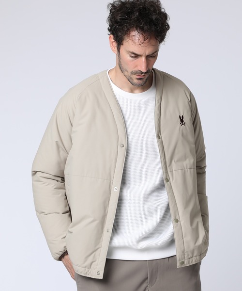 セール】パッファー カーディガンジャケット（ブルゾン）｜Psycho