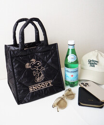 HEMING'S（ヘミングス）の「HEMINGS/ヘミングス スヌーピー パフィーキュービックバッグ/SNOOPY（トートバッグ）」