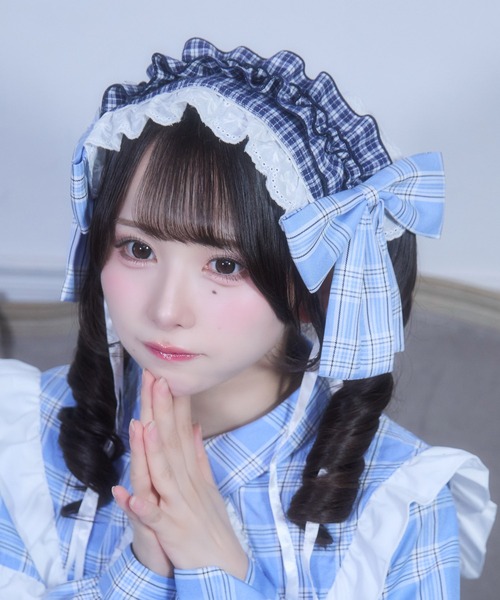 Whinny(ホワイニー)の「Whinny/スーパーみたらし日和(その他ヘアアクセサリー・レディース・サックスブルー/ブラック/ホワイト・FREE)」の1枚目の写真