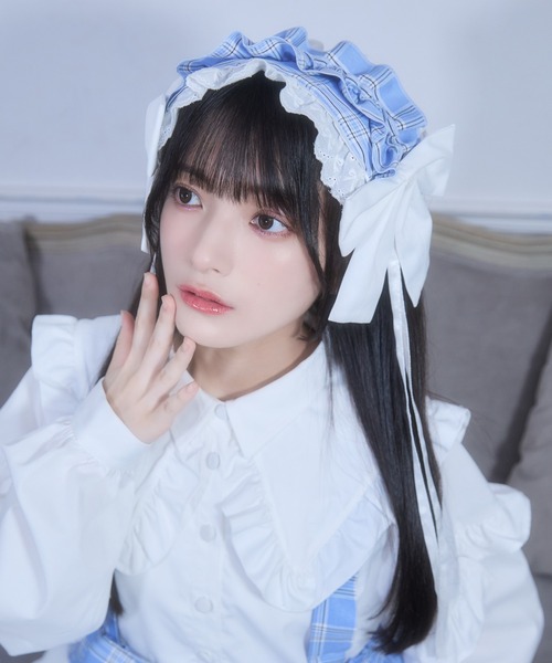 Whinny(ホワイニー)の「Whinny/スーパーみたらし日和(その他ヘアアクセサリー・レディース・サックスブルー/ブラック/ホワイト・FREE)」の5枚目の写真