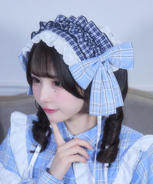 Whinny(ホワイニー)の「Whinny/スーパーみたらし日和(その他ヘアアクセサリー・レディース・サックスブルー/ブラック/ホワイト・FREE)」の6枚目の写真