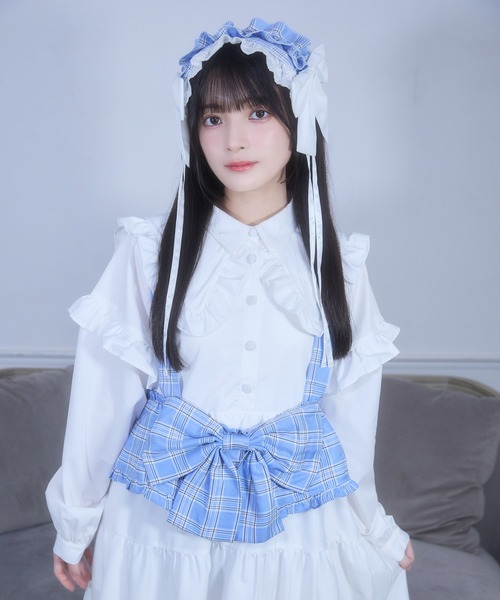 Whinny(ホワイニー)の「Whinny/スーパーみたらし日和(その他ヘアアクセサリー・レディース・サックスブルー/ブラック/ホワイト・FREE)」の7枚目の写真