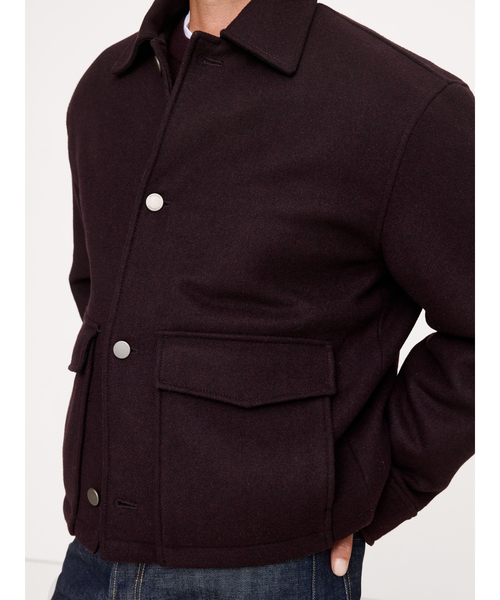 Banana Republic（バナナリパブリック）の「ダブルフェイス ユーティリティ ジャケット（その他アウター・メンズ・ネイビー/バーガンディー・XL/M/L/S）」の6枚目の写真