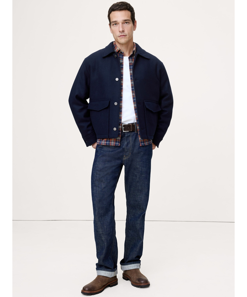 Banana Republic（バナナリパブリック）の「ダブルフェイス ユーティリティ ジャケット（その他アウター・メンズ・ネイビー/バーガンディー・XL/M/L/S）」の10枚目の写真