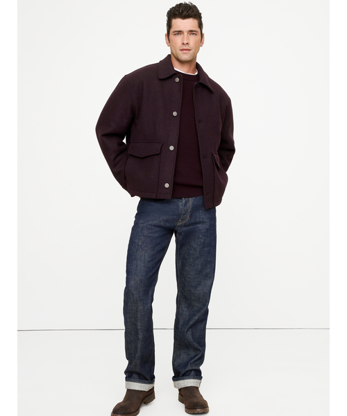 Banana Republic（バナナリパブリック）の「ダブルフェイス ユーティリティ ジャケット（その他アウター・メンズ・ネイビー/バーガンディー・XL/M/L/S）」の11枚目の写真