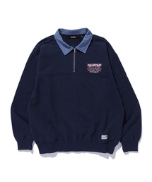 X-LARGE ネイビー/ホワイト アウターウェア XL 910grey-2.webp?v=1748556255