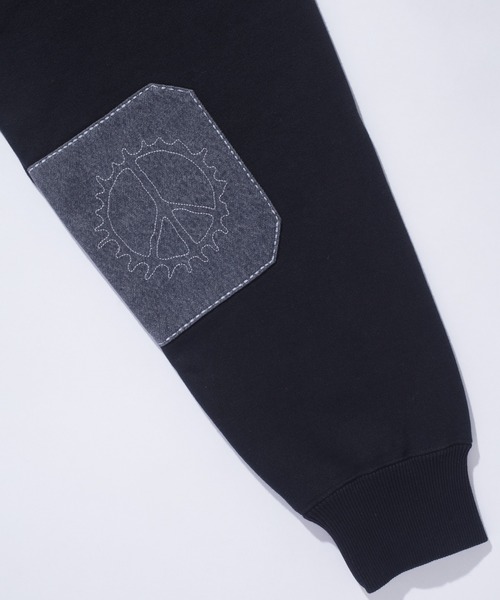 XLARGE（エクストララージ）の「DENIM COLLAR HALF ZIP SWEATSHIRT（スウェット・メンズ・ネイビー/アッシュ/ブラック・S/M/L/XL）」の15枚目の写真