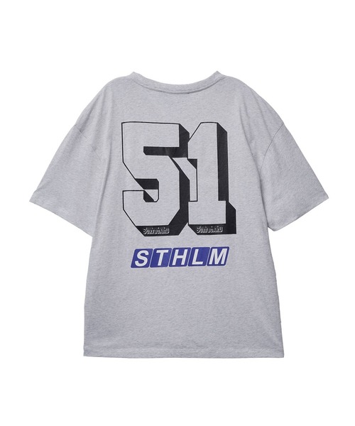 Stockholm Surfboard Club(ストックホルムサーフボードクラブ)の「STOCKHOLM SURFBORD CLUB Box Tee Sponsor U1000176G94(Tシャツ/カットソー・メンズ・グレー・M/L/XL)」の6枚目の写真