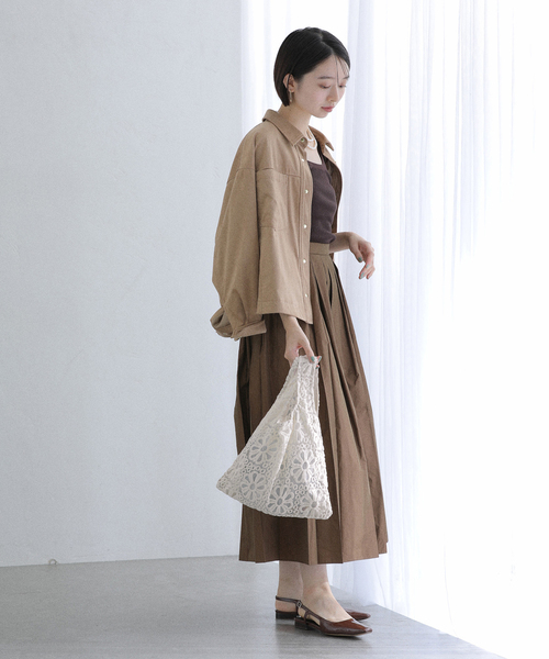 La TOTALITE（ラトータリテ）の「La Totalite レースバッグ（ハンドバッグ・レディース・ブラック/アイボリー・FREE）」の13枚目の写真