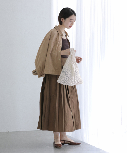 La TOTALITE（ラトータリテ）の「La Totalite レースバッグ（ハンドバッグ・レディース・ブラック/アイボリー・FREE）」の14枚目の写真