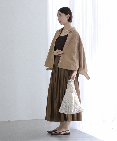 La TOTALITE（ラトータリテ）の「La Totalite レースバッグ（ハンドバッグ・レディース・ブラック/アイボリー・FREE）」の15枚目の写真