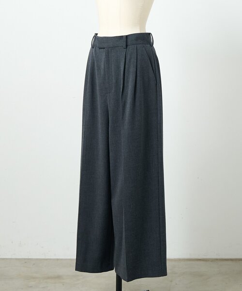 LIVETART（リヴェタート）の「メランジタックスラックス（その他パンツ・レディース・チャコールグレー・FREE）」の13枚目の写真