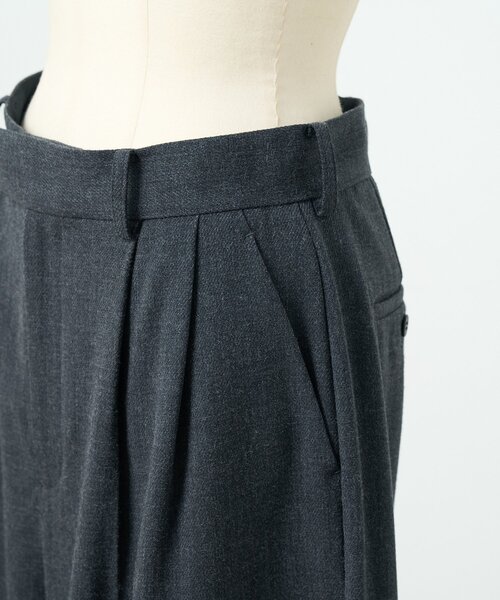 LIVETART（リヴェタート）の「メランジタックスラックス（その他パンツ・レディース・チャコールグレー・FREE）」の14枚目の写真