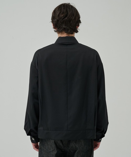 STUDIOUS（ステュディオス）の「【STUDIOUS】BAP WOOL トラッカージャケット（ブルゾン・メンズ・ダークブラウン/ブラック・3/1/2）」の5枚目の写真