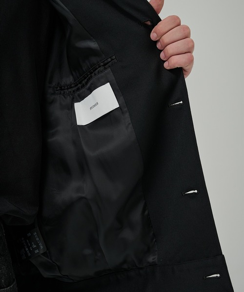 STUDIOUS（ステュディオス）の「【STUDIOUS】BAP WOOL トラッカージャケット（ブルゾン・メンズ・ダークブラウン/ブラック・3/1/2）」の8枚目の写真