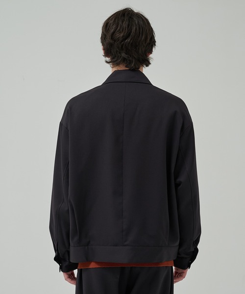 STUDIOUS（ステュディオス）の「【STUDIOUS】BAP WOOL トラッカージャケット（ブルゾン・メンズ・ダークブラウン/ブラック・3/1/2）」の11枚目の写真