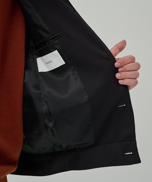 STUDIOUS（ステュディオス）の「【STUDIOUS】BAP WOOL トラッカージャケット（ブルゾン・メンズ・ダークブラウン/ブラック・3/1/2）」の14枚目の写真