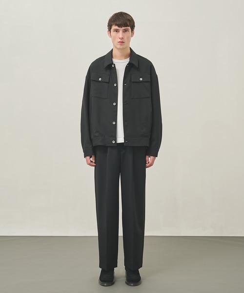 STUDIOUS（ステュディオス）の「【STUDIOUS】BAP WOOL トラッカージャケット（ブルゾン・メンズ・ダークブラウン/ブラック・3/1/2）」の15枚目の写真