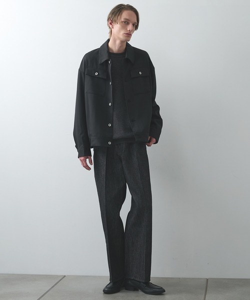 STUDIOUS】BAP WOOL トラッカージャケット（ブルゾン）｜STUDIOUS