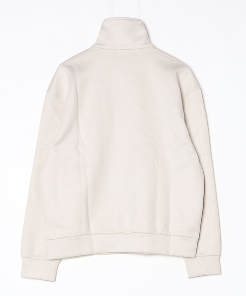 BENUSTA（ベヌスタ）の「A'GEM/9 × .kom 『BENUSTA /ベヌスタ』Half Zip Stand Sweat Pullover /ハーフジップスタンドスウェット（ポロシャツ・メンズ・ブラック/アイボリー・L）」の9枚目の写真