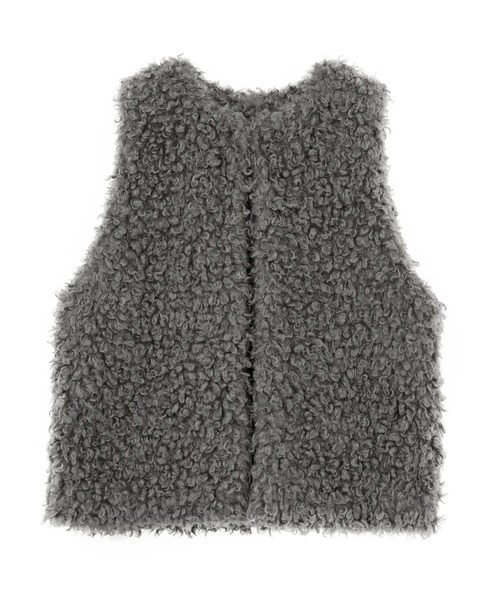 YECCA VECCA（イェッカヴェッカ）の「プードルボアジレ（その他アウター・レディース・チャコールグレー/キャメル・FREE）」の22枚目の写真