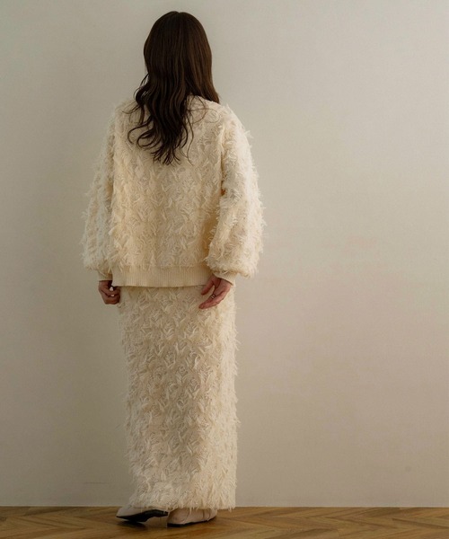 NOAHL（ノアル）の「【NOAHL】フリンジニットスカート（スカート・レディース・ブラウン系/アイボリー・FREE）」の18枚目の写真