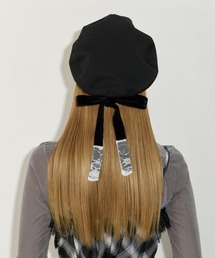 idem(Cf)lace ribbon romantic beret / [X{x[X(n`O/x[X)