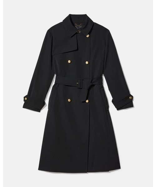 kate spade new york(ケイトスペード ニューヨーク)の「トレンチ(トレンチコート・レディース・ブラック・MEDIUM/X-SMALL/SMALL)」の2枚目の写真