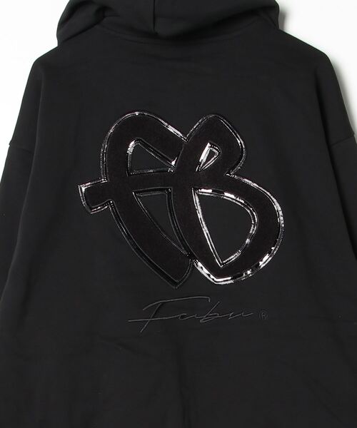 FUBU( フブ)の「【FUBU/フブ】 FB Zip Hoodie / フブ ジップ フーディー(パーカー・メンズ・グレー/ブラック・L/XL/M)」の12枚目の写真