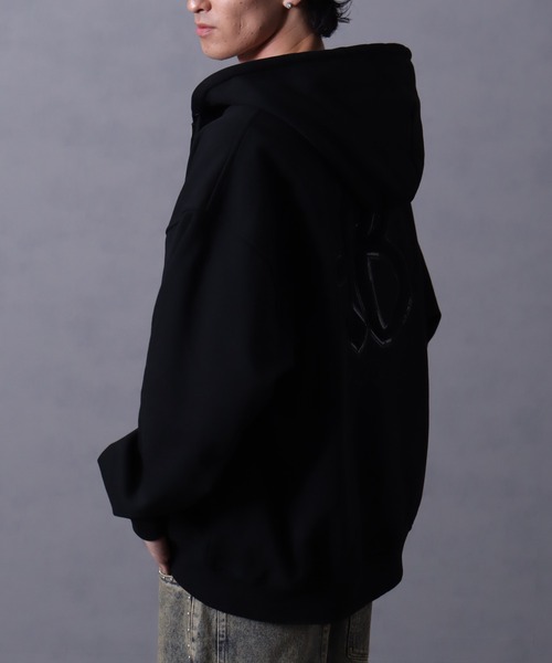 FUBU( フブ)の「【FUBU/フブ】 FB Zip Hoodie / フブ ジップ フーディー(パーカー・メンズ・グレー/ブラック・L/XL/M)」の7枚目の写真