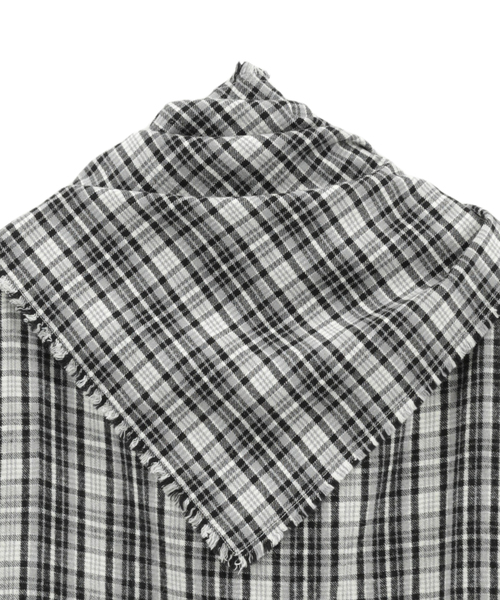 CURRENTAGE(カレンテージ)の「【CURRENTAGE/カレンテージ】Original flannel shirt(シャツ/ブラウス・レディース・レッド/ブラック・FREE)」の8枚目の写真