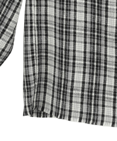 CURRENTAGE(カレンテージ)の「【CURRENTAGE/カレンテージ】Original flannel shirt(シャツ/ブラウス・レディース・レッド/ブラック・FREE)」の10枚目の写真