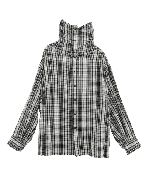 CURRENTAGE(カレンテージ)の「【CURRENTAGE/カレンテージ】Original flannel shirt(シャツ/ブラウス・レディース・レッド/ブラック・FREE)」の16枚目の写真