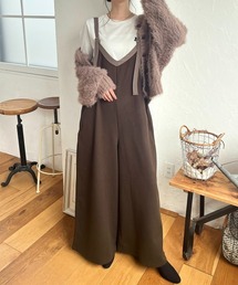 配色デザイン ワイドサロペット