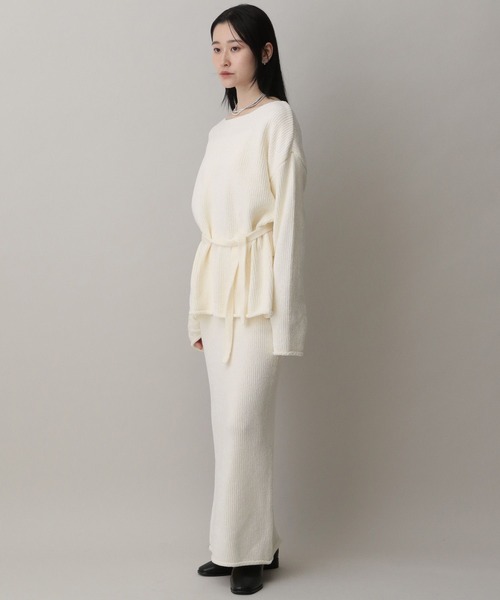 A part by（アパートバイ）の「モールセットアップ（セットアップ・レディース・アイボリー/ブラック/ライトベージュ・FREE）」の4枚目の写真