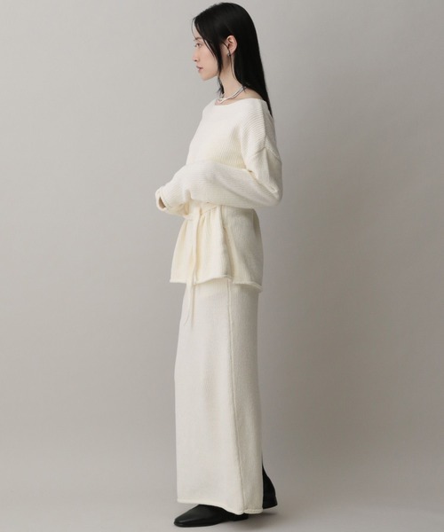 A part by（アパートバイ）の「モールセットアップ（セットアップ・レディース・アイボリー/ブラック/ライトベージュ・FREE）」の5枚目の写真