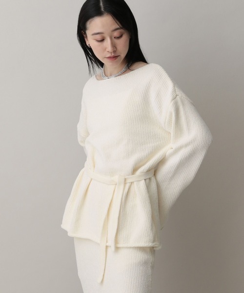 A part by（アパートバイ）の「モールセットアップ（セットアップ・レディース・アイボリー/ブラック/ライトベージュ・FREE）」の7枚目の写真