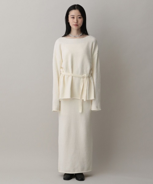 A part by（アパートバイ）の「モールセットアップ（セットアップ・レディース・アイボリー/ブラック/ライトベージュ・FREE）」の22枚目の写真