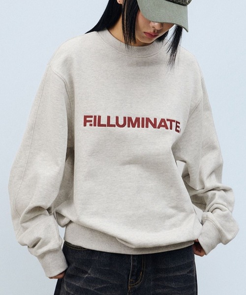F.ILLUMINATE（フィルミネイト）の「【UNISEX】Filluminate／Authentic ロゴプルオーバー（スウェット・レディース・ブラック/ナチュラル/グレー/ネイビー・SMALL/MEDIUM）」の3枚目の写真