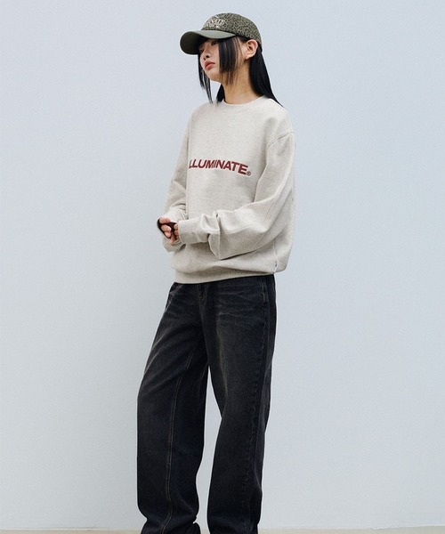 F.ILLUMINATE（フィルミネイト）の「【UNISEX】Filluminate／Authentic ロゴプルオーバー（スウェット・レディース・ブラック/ナチュラル/グレー/ネイビー・SMALL/MEDIUM）」の9枚目の写真