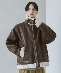 RAGEBLUE | SYNTHETIC LETHER B3 JACKET / シンセティックレザー/B3ジャケット(ブルゾン)