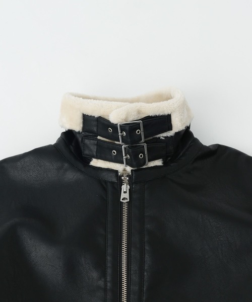 シンセティックレザー/B3ジャケット（ブルゾン）｜RAGEBLUE（レイジ