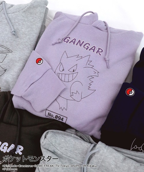 ポケットモンスター」ポケモン ゲンガー パーカー (フード付き